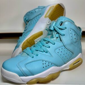 Air Jordan 6 Retro ‘Non Marking’ Light Blue GS 5.5Y Women 7 - Preowned Clean AF🔥